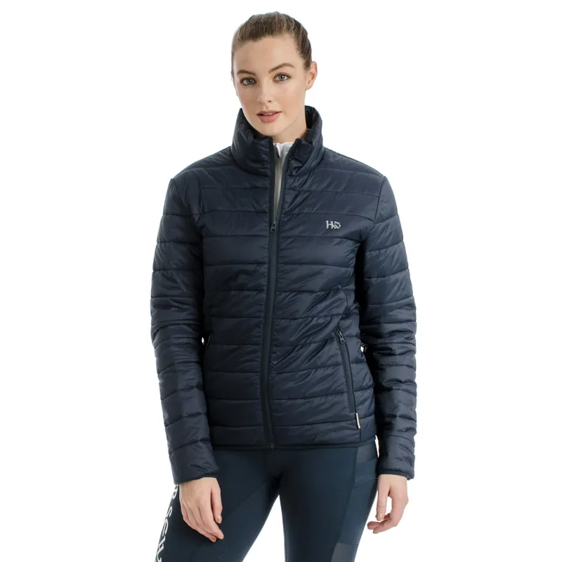 Horseware Signature Lightweight Unisex Padded Jacket - Navy-6