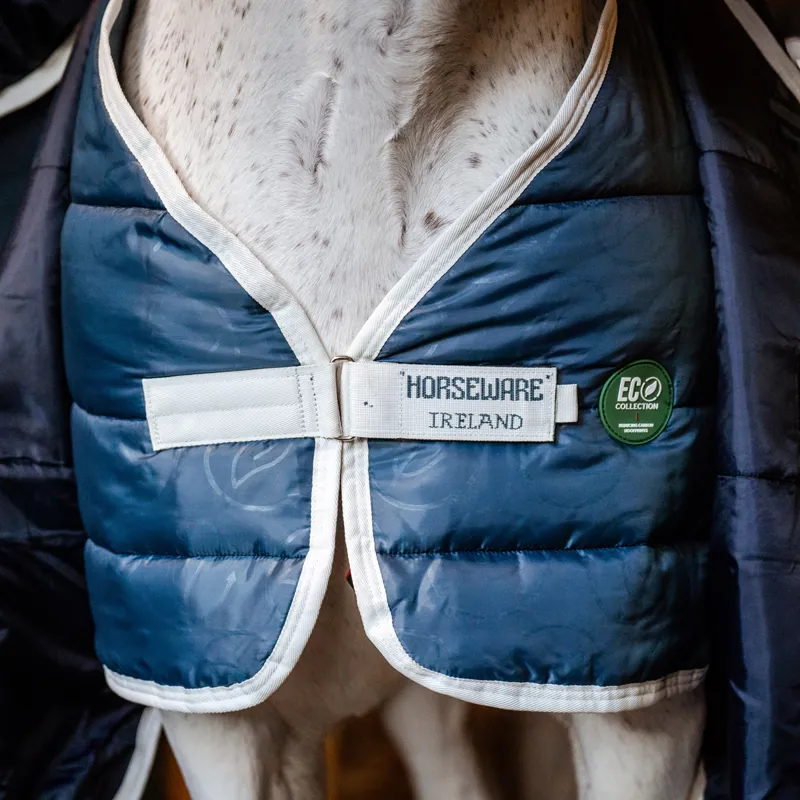 Horseware AmECO 300g Rug Liner - Teal Eco Print/Grey-7