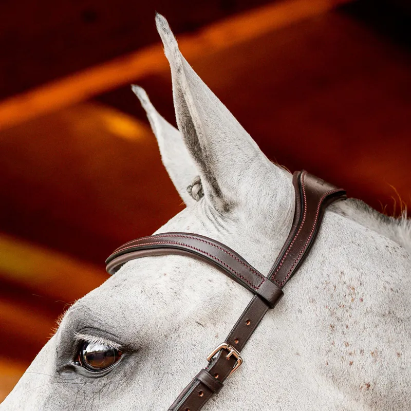 Horseware Micklem 2 Competition Bridle - Dark Havana-3