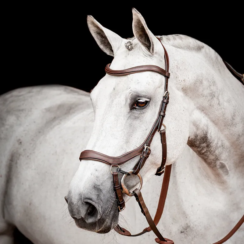 Horseware Micklem 2 Competition Bridle - Dark Havana-5