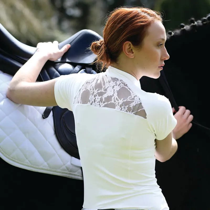 Horseware Sara Ladies Show Shirt - White - Medium