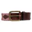 Hy Equestrian Polo Belt - Brown/Purple/Pink/Beige