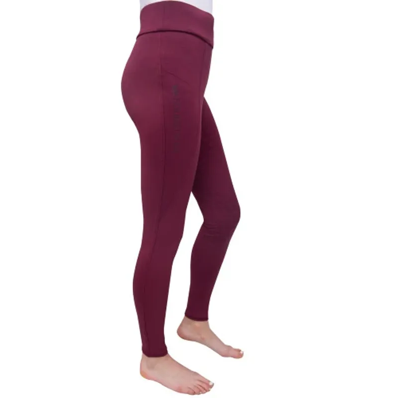 Hy Equestrian Melton Full Grip Womens Riding Tights - Fig-1