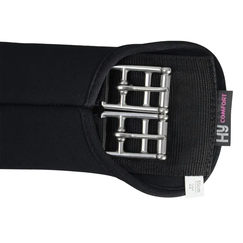 Hy Equestrian Neoprene Dressage Girth - Black-1