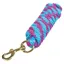 Hy Equestrian Pro Lead Rope - Raspberry/Turquoise
