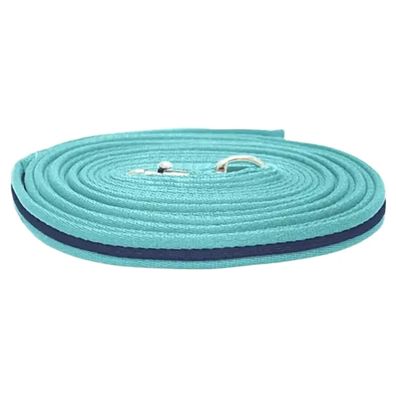 Hy Equestrian Soft 25ft Lunge Line - Teal/Navy