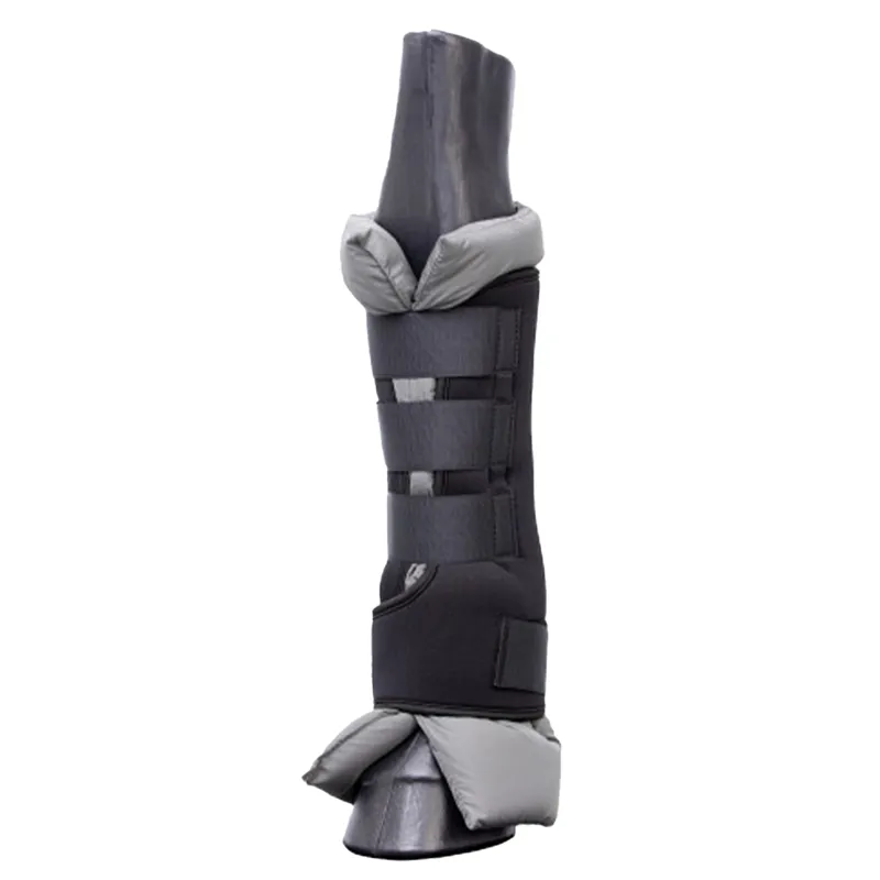 Hy Equestrian Stable Protection Boots - Black/Grey-1