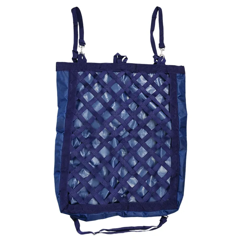 HY Equestrian Slow Flow Diamond Haybag - Navy-1