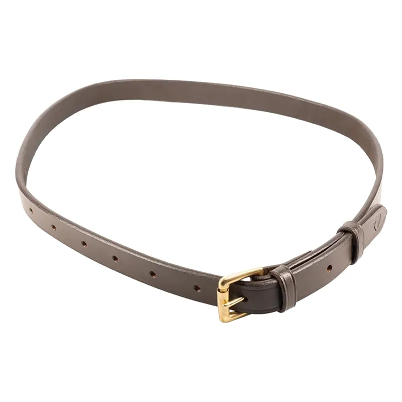 Hy Equestrian Leather Neck Strap - Brown