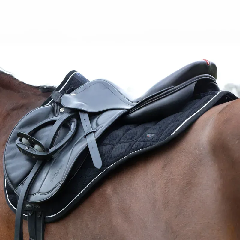 Hy Equestrian Pro Reaction 3D Mesh Saddlecloth - Black-2