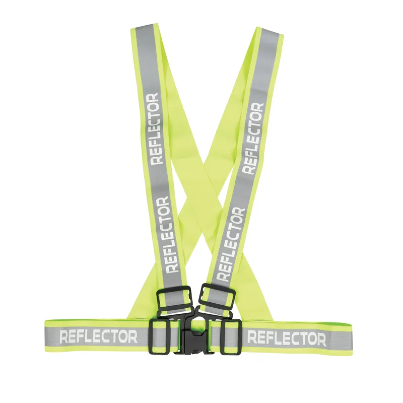 Hy Equestrian Hi Viz Adjustable Harness - Yellow-1