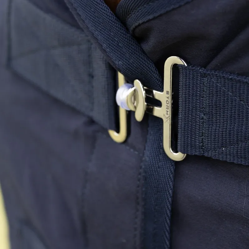 StormX Empra Standard Neck Pima Cotton Stable Sheet - Navy-4