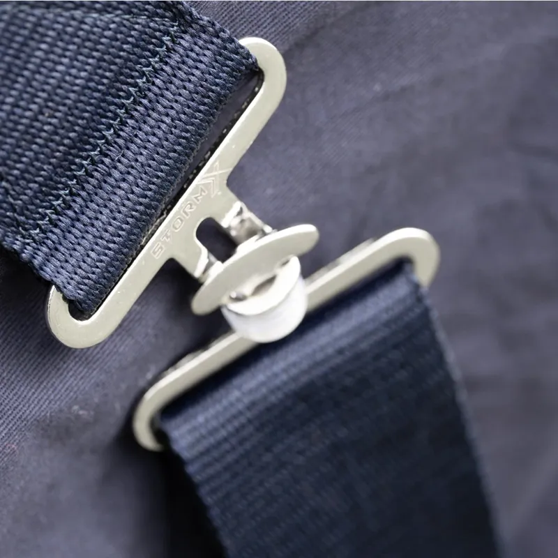 StormX Empra Standard Neck Pima Cotton Stable Sheet - Navy-5