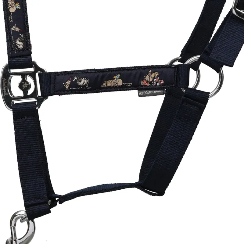 Hy Thelwell Headcollar and Lead Rope Set - Practice Makes Perfect-2