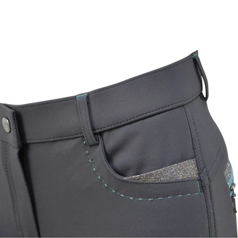 HyPERFORMANCE Belgravia Knee Grip Ladies Breeches - Grey - 30in-3