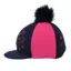 Hy Equestrian DynaMizs Ecliptic Hat Cover - Navy/Magenta