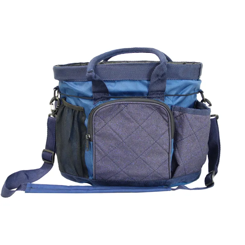 Hy Equestrian Glitzy Grooming Bag - Navy