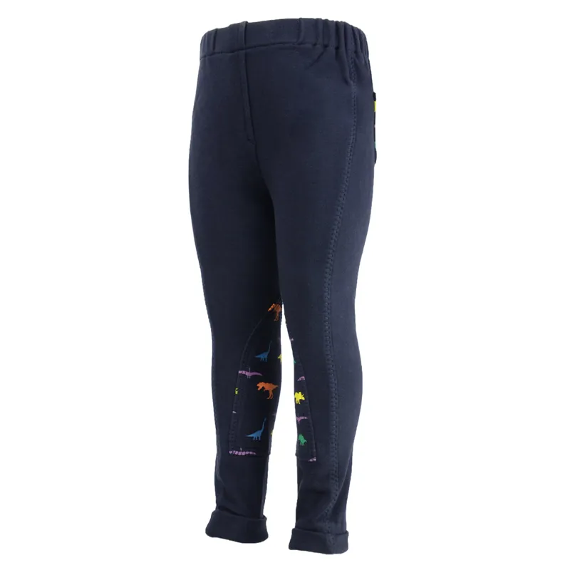 Hy Equestrian Dinosaur Tots Junior Jodhpurs - Navy