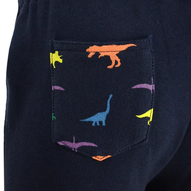 Hy Equestrian Dinosaur Tots Junior Jodhpurs - Navy-2