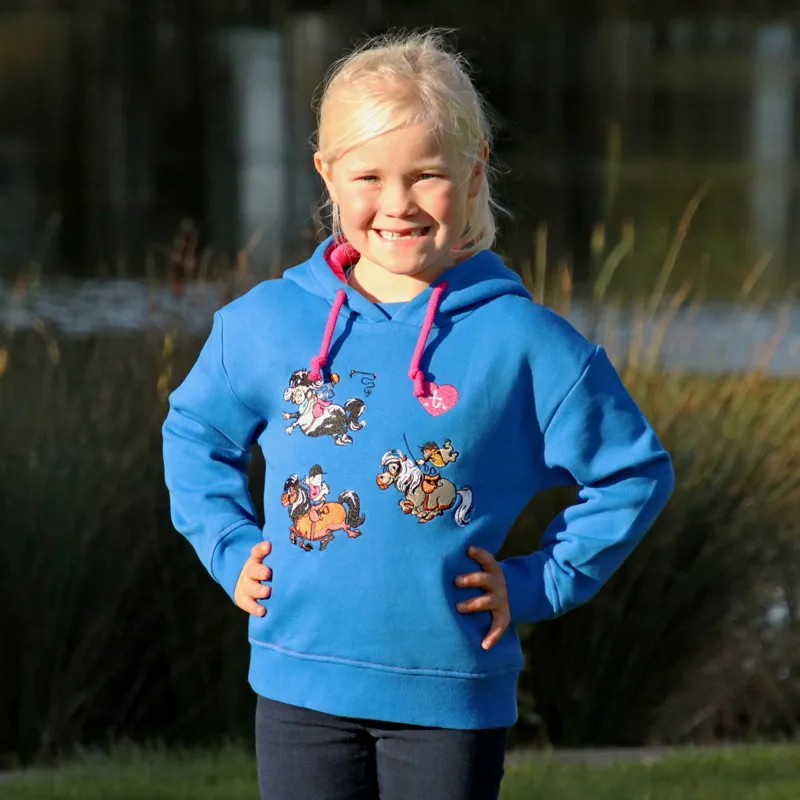 Hy Equestrian Junior Thelwell Race Hoodie Cobalt Blue