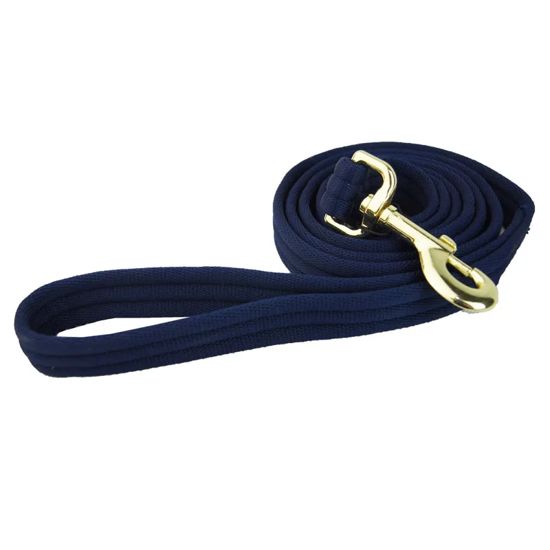 Hy Soft Webbing Lead Rein - Navy