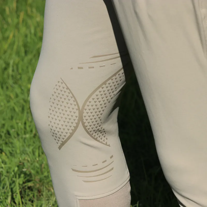 HyPERFORMANCE Harrogate Knee Grip Mens Competition Breeches - Beige-1
