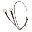 Hy Equestrian Rosciano Running Martingale - Brown/Rose Gold