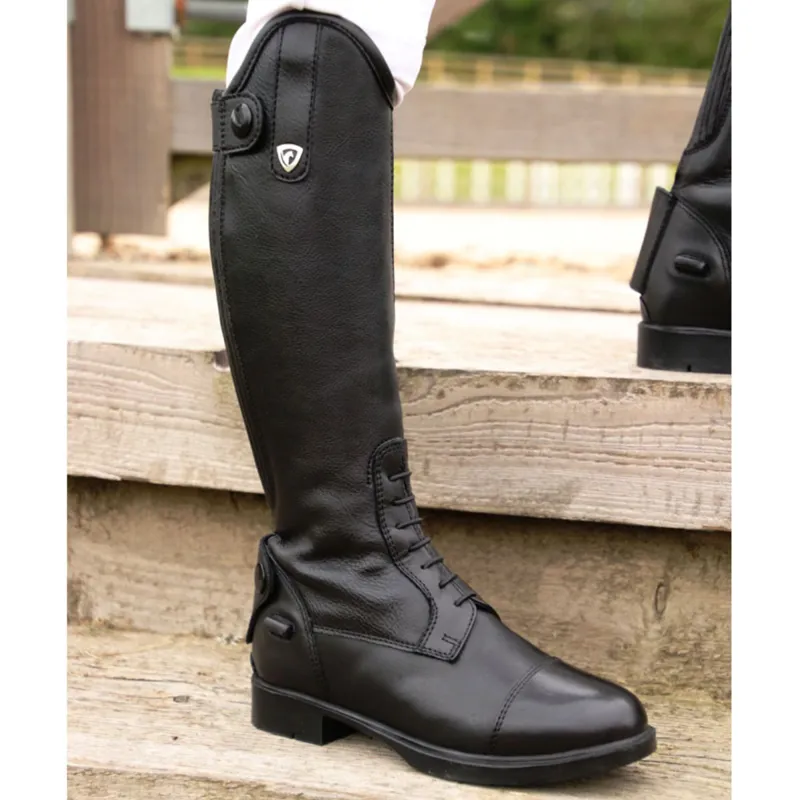 Hy Equestrian Scarlino Junior Field Tall Riding Boots - Black-4