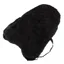 Hy Synthetic Fur Fabric Seat Saver - Black