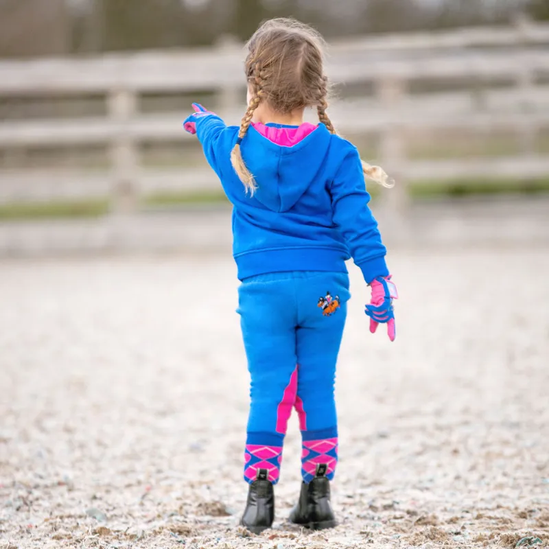 Hy Equestrian Fleece Tots Junior Jodhpurs - Thelwell Race-1