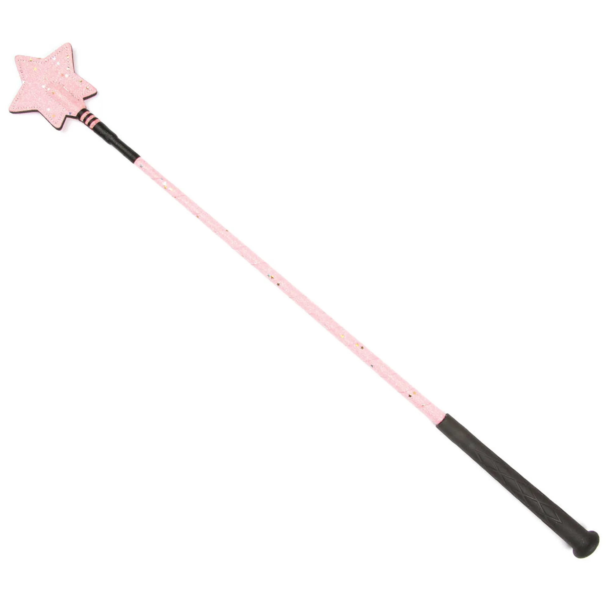 Pink Leather Riding Crop – 27" Equestrian Horse Whip For Training & Riding