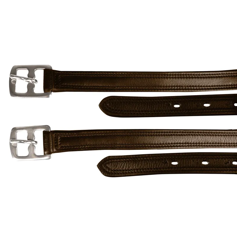 Hy Equestrian Super Soft Stirrup Leathers - Brown