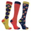 HyFASHION Bamboo Socks 3 Pack - Mr Robin/Red/Gold/HazelBlue