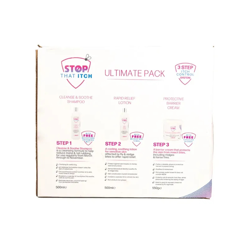 Hy Equestrian HyHEALTH STOP THAT ITCH! Ultimate Pack-4