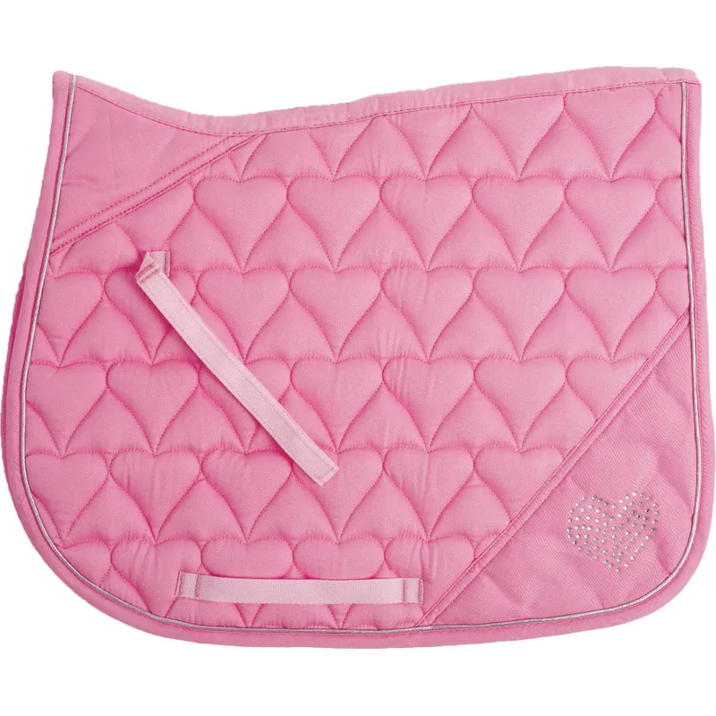 HySPEED Diamante All Purpose Saddlecloth - Pink Heart
