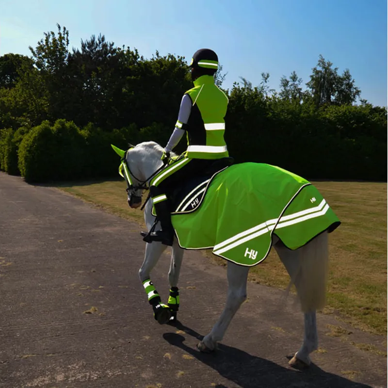 HyVIZ Reflector Mesh Exercise Sheet - Yellow-1