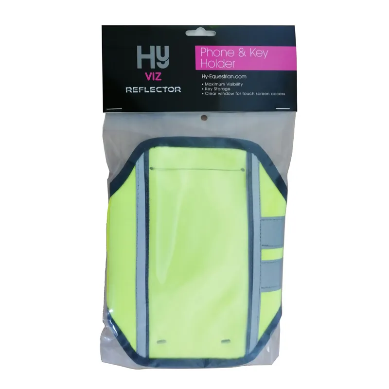 HyVIZ Reflector Phone and Key Holder - Yellow-3