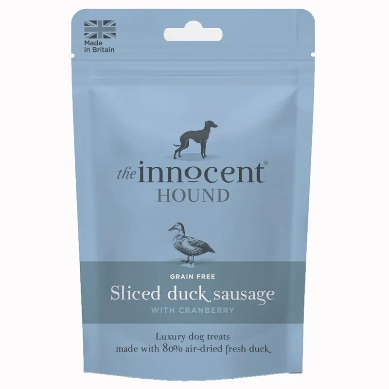 The Innocent Hound Sliced Dog Treats - Duck Sausage/Cranberry-2