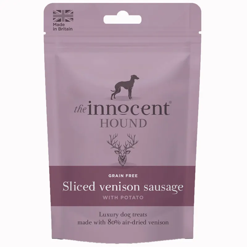 The Innocent Hound Sliced Dog Treats - Venison Sausage-2