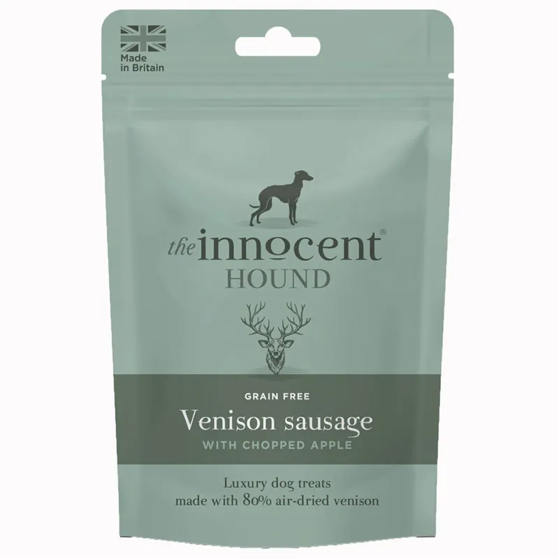 The Innocent Hound Dog Treats - Venison Sausage/Chopped Apple-1