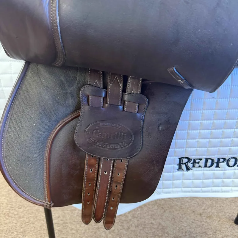 Bates Caprilli VSD Cair General Purpose Saddle - Brown 17.5in-6