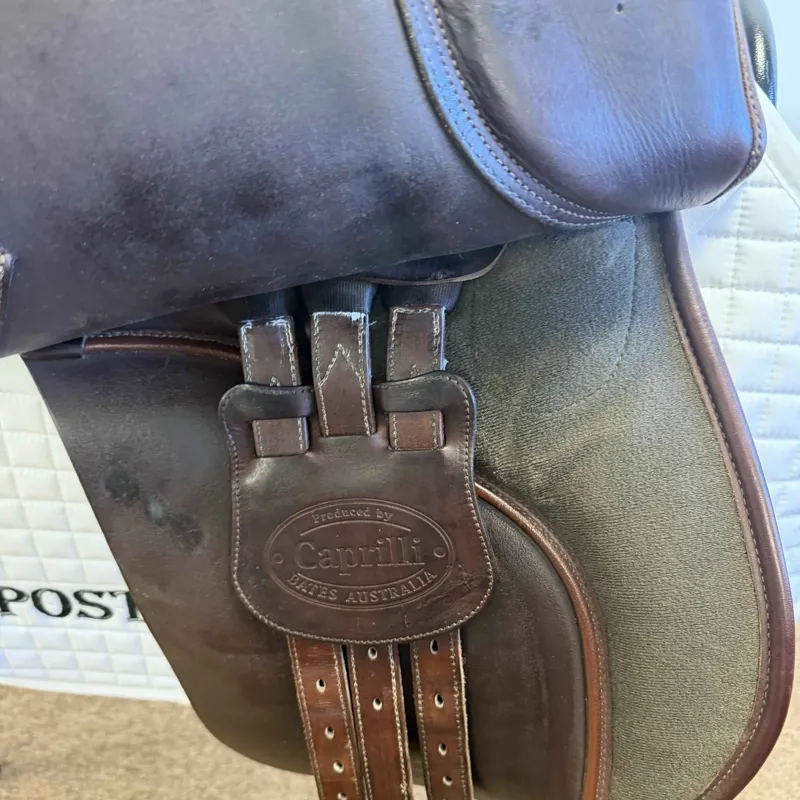 Bates Caprilli VSD Cair General Purpose Saddle - Brown 17.5in-8