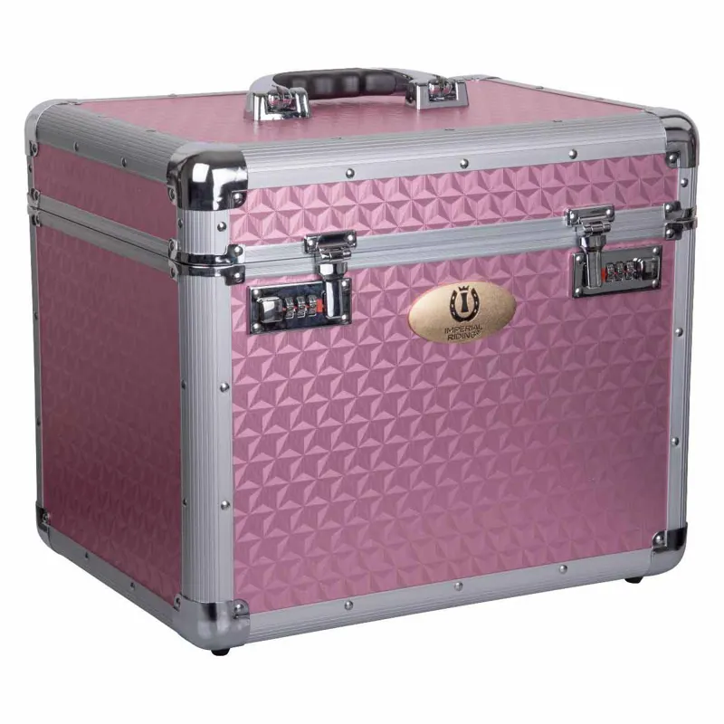 Imperial Riding Shiny Grooming Box - Pink