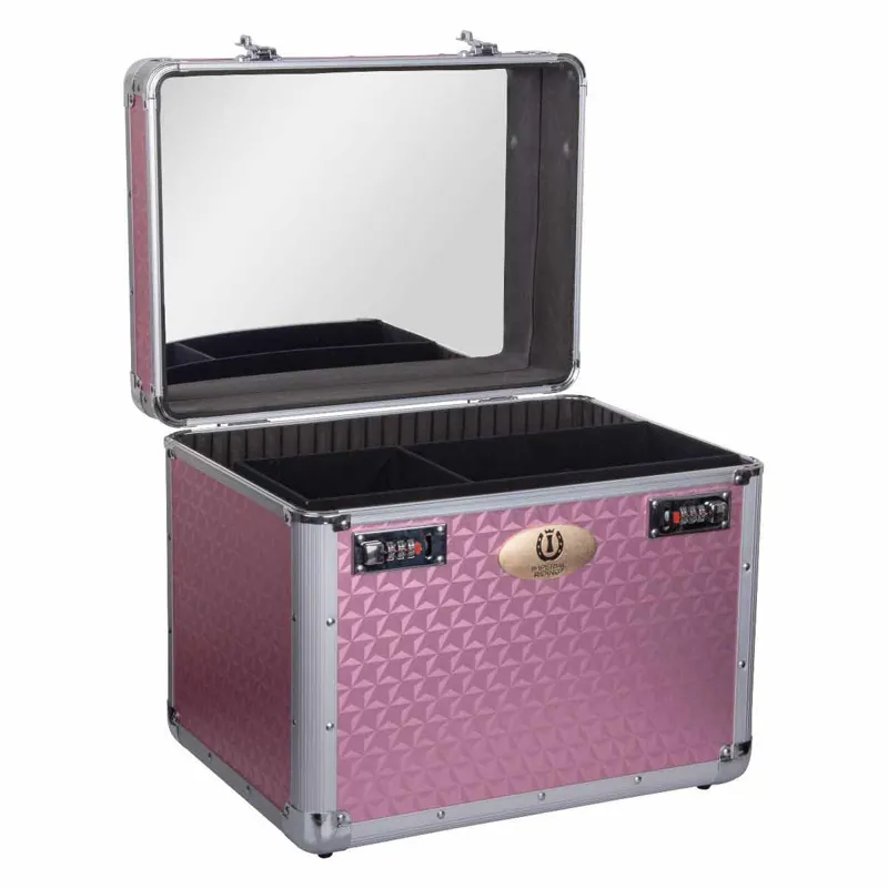 Imperial Riding Shiny Grooming Box - Pink-1