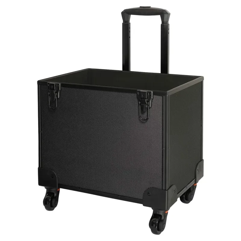 Imperial Riding StackX Deluxe Grooming Box - Black-1