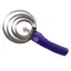 Imperial Riding Western Metal Curry Comb - Royal Purple