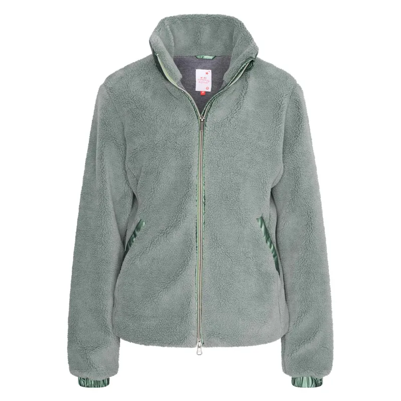 Imperial Riding Galaxy Sherpa Ladies Fleece Jacket Sage Green