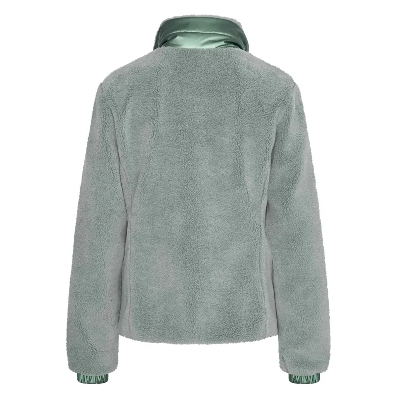 Imperial Riding Galaxy Sherpa Ladies Fleece Jacket - Sage Green-1