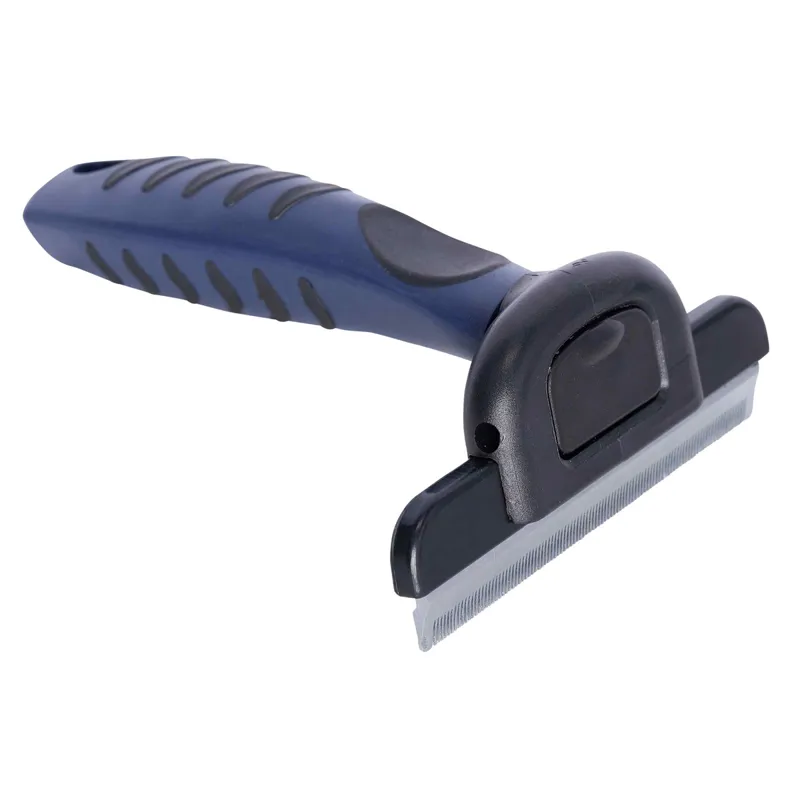 Imperial Riding Hairmaster Rake Grooming Brush - Navy