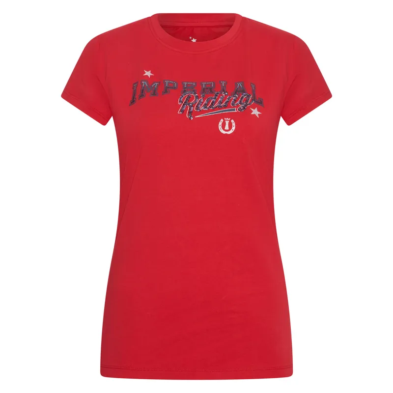 Imperial Riding Classy Ladies T-Shirt - Tango Red